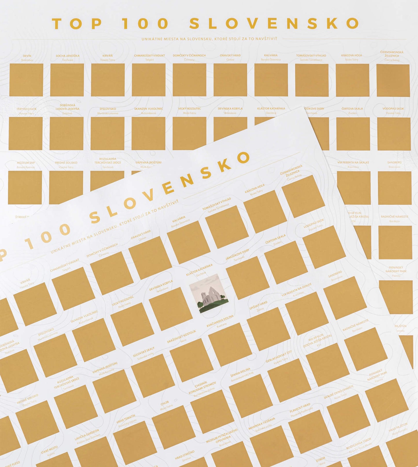 Stierací plagát TOP 100 Slovensko
