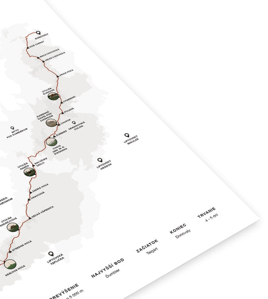 Plagát Nízkotatranská hrebeňovka