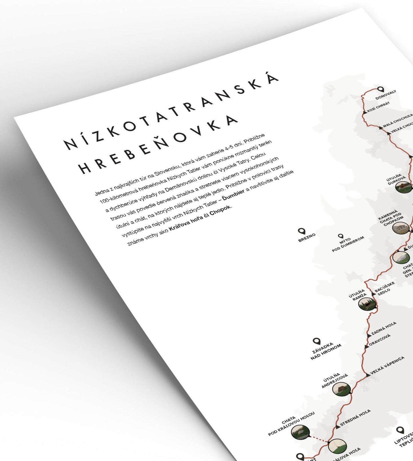 Plagát Nízkotatranská hrebeňovka