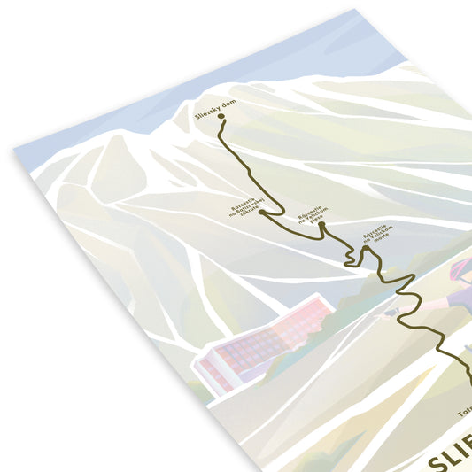 Plagát Trasa na Sliezsky dom