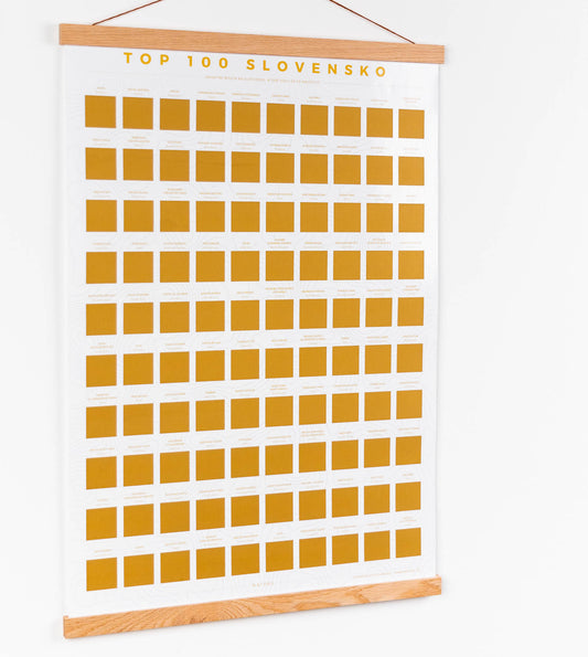 Magnetický rám na plagát (hnedý, 43 cm)