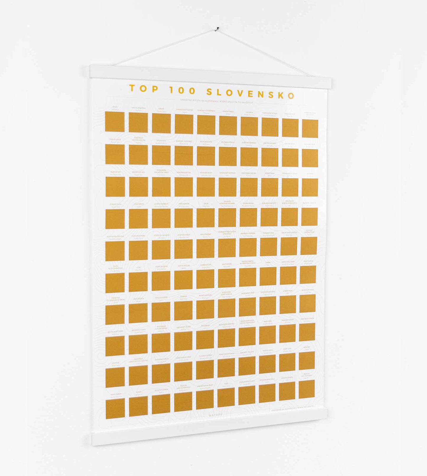 Magnetický rám na plagát (biely, 43 cm)