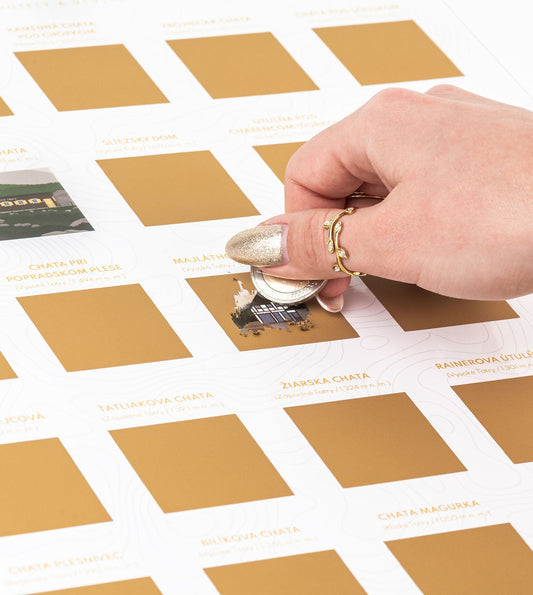 Stierací plagát TOP 25 horských chát