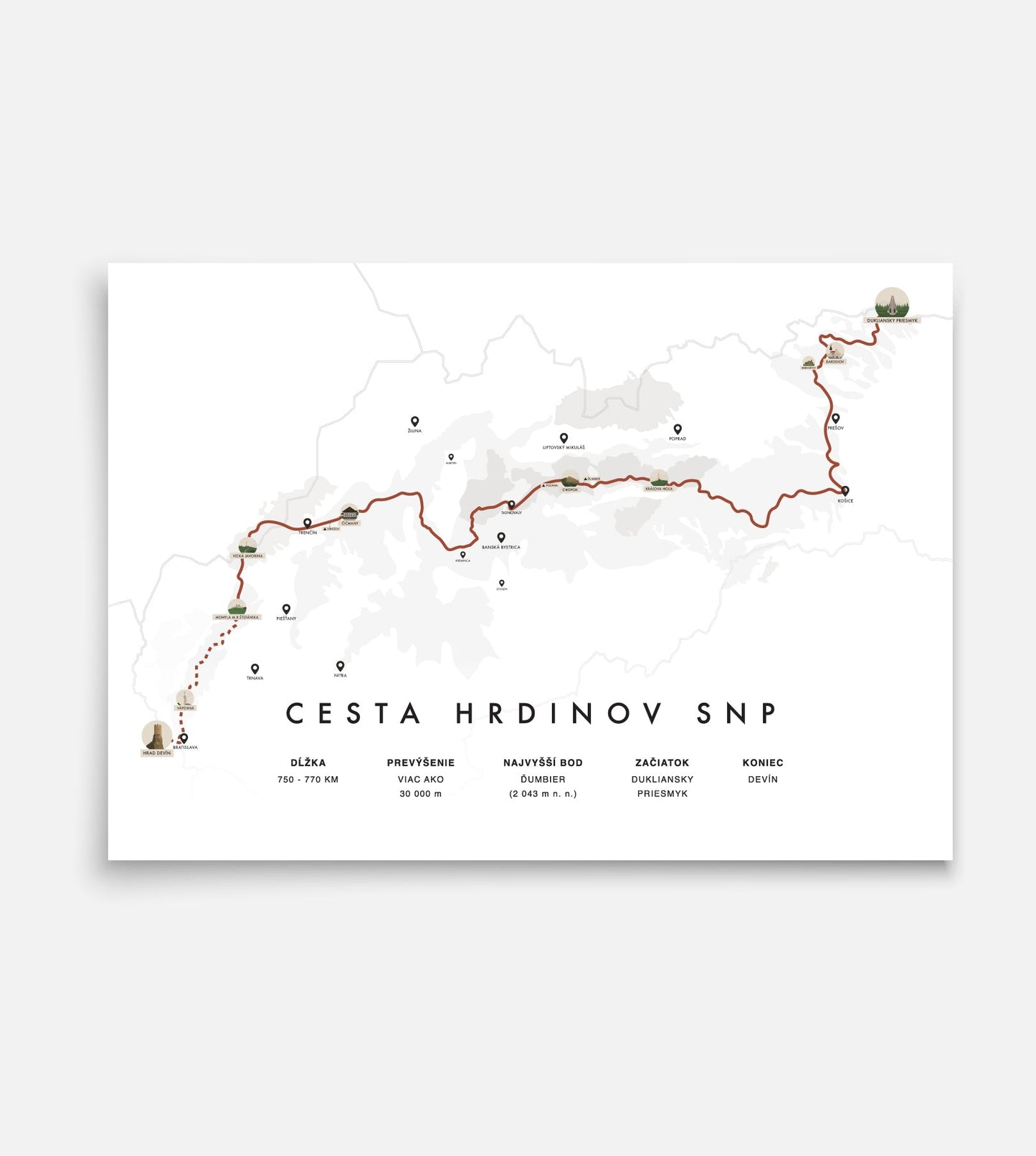 Plagát Cesta hrdinov SNP
