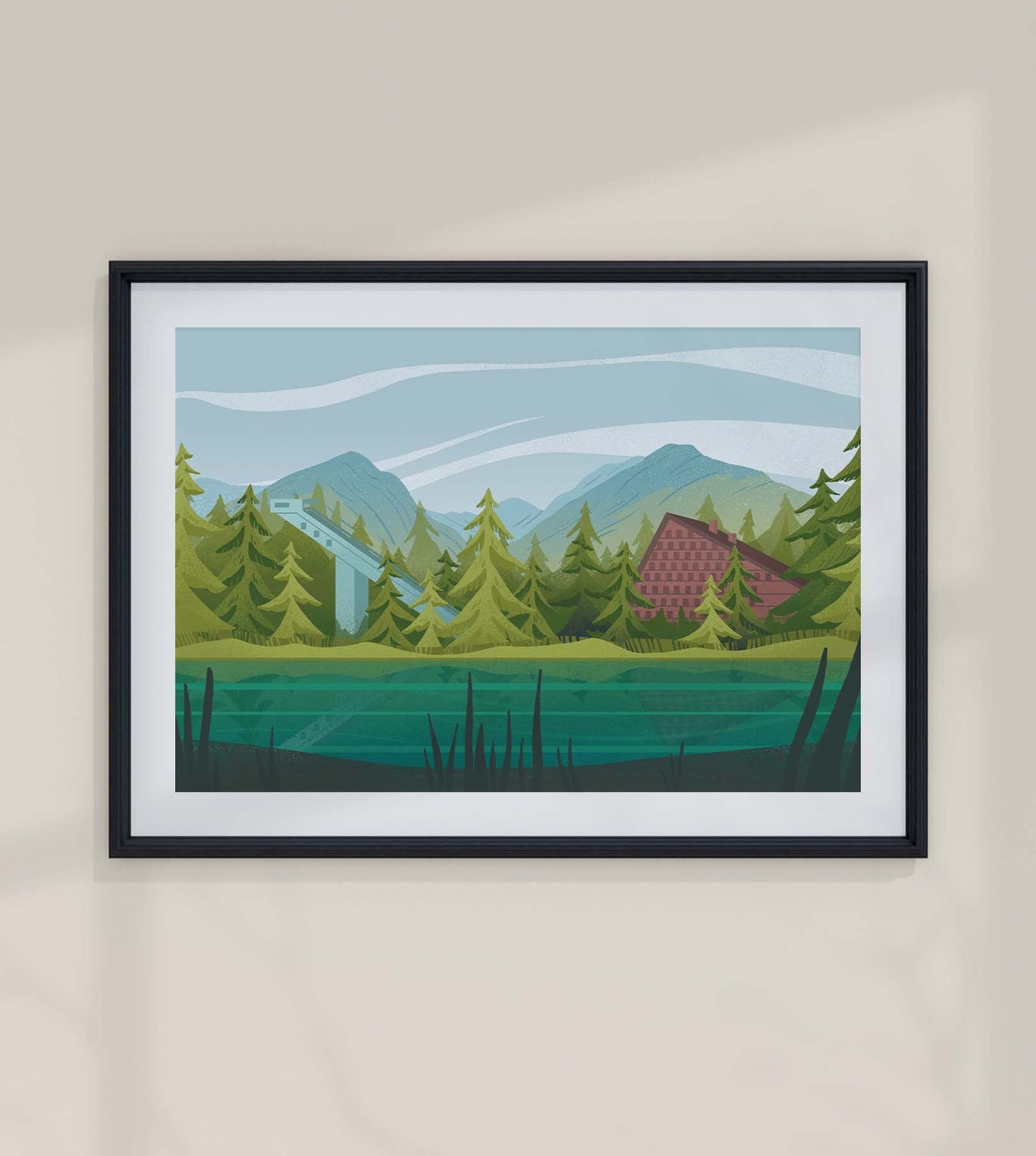 Plagát Štrbské pleso